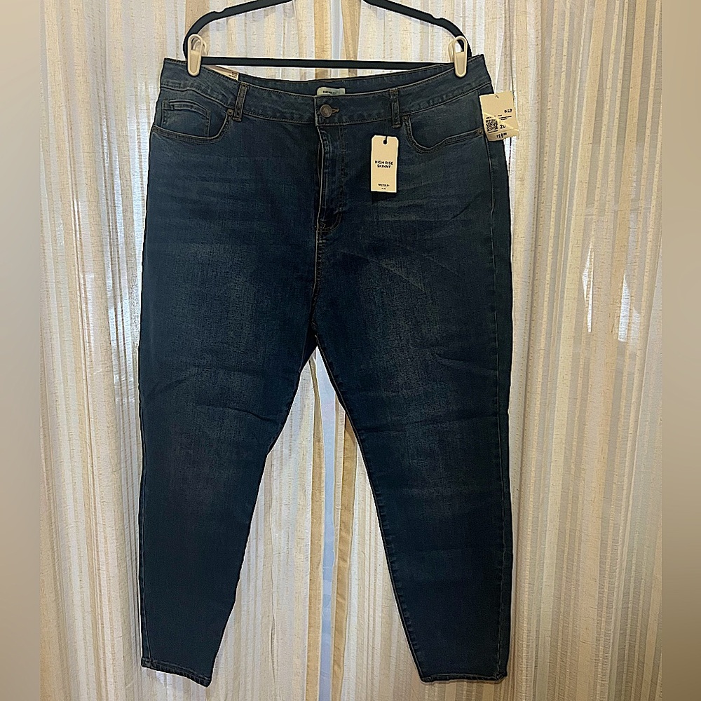 Forever 21+ high rise skinny jeans